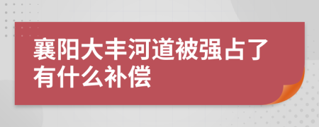 襄阳大丰河道被强占了有什么补偿