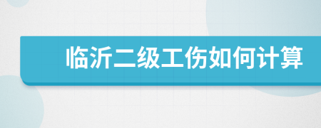 临沂二级工伤如何计算