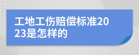 工地工伤赔偿标准2023是怎样的