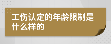 工伤认定的年龄限制是什么样的