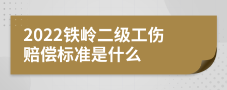 2022铁岭二级工伤赔偿标准是什么