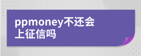 ppmoney不还会上征信吗