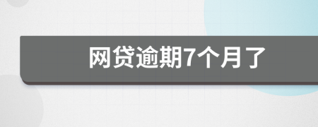 网贷逾期7个月了