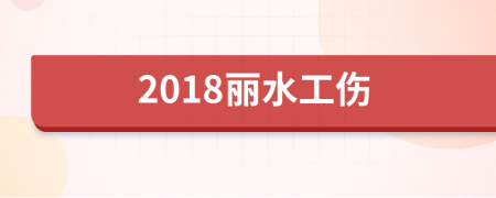 2018丽水工伤