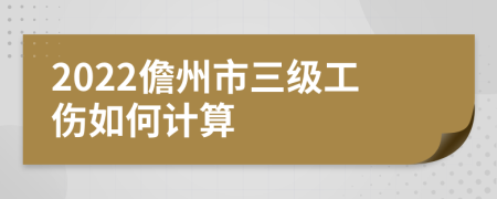 2022儋州市三级工伤如何计算