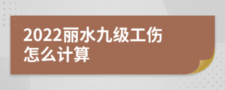 2022丽水九级工伤怎么计算