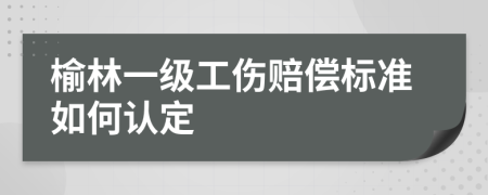榆林一级工伤赔偿标准如何认定