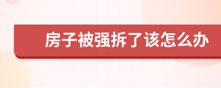 房子被强拆了该怎么办