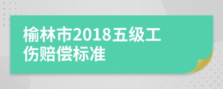 榆林市2018五级工伤赔偿标准