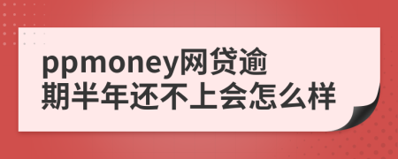 ppmoney网贷逾期半年还不上会怎么样