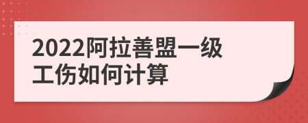 2022阿拉善盟一级工伤如何计算