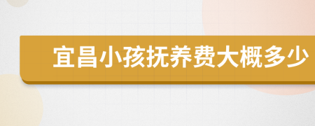 宜昌小孩抚养费大概多少