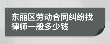 东丽区劳动合同纠纷找律师一般多少钱