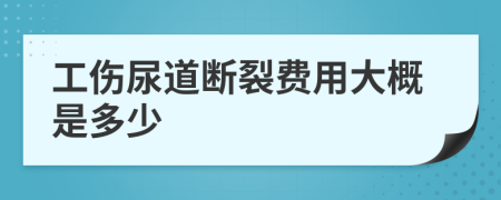 工伤尿道断裂费用大概是多少