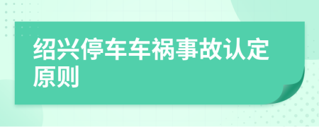 绍兴停车车祸事故认定原则