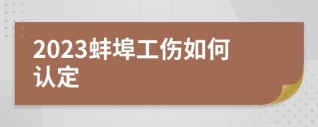 2023蚌埠工伤如何认定
