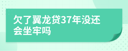 欠了翼龙贷37年没还会坐牢吗