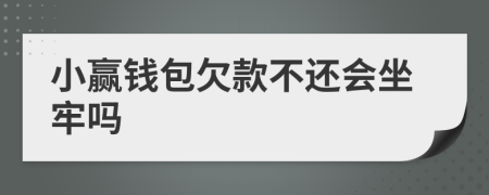 小赢钱包欠款不还会坐牢吗