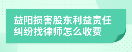 益阳损害股东利益责任纠纷找律师怎么收费