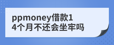 ppmoney借款14个月不还会坐牢吗