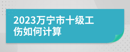 2023万宁市十级工伤如何计算