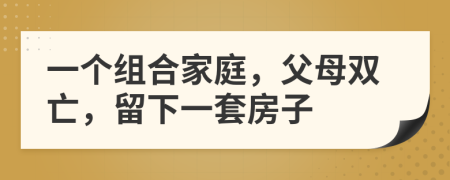 一个组合家庭，父母双亡，留下一套房子