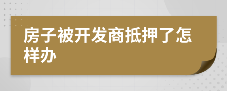 房子被开发商抵押了怎样办