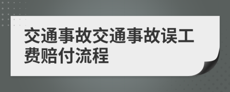 交通事故交通事故误工费赔付流程