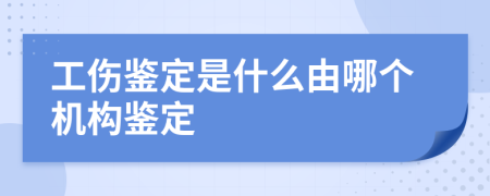 工伤鉴定是什么由哪个机构鉴定