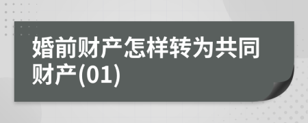 婚前财产怎样转为共同财产(01)