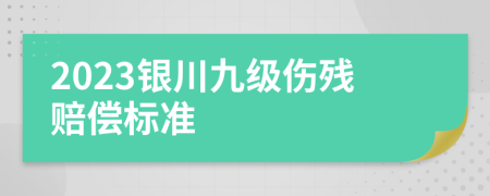 2023银川九级伤残赔偿标准