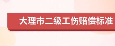 大理市二级工伤赔偿标准
