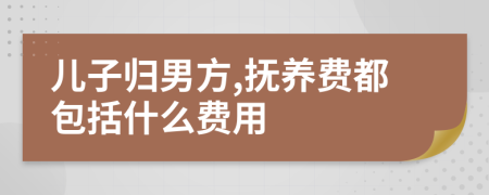 儿子归男方,抚养费都包括什么费用