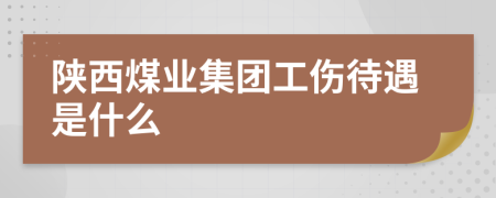 陕西煤业集团工伤待遇是什么