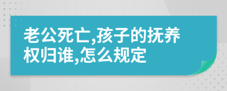 老公死亡,孩子的抚养权归谁,怎么规定