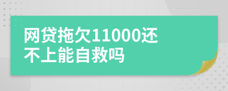 网贷拖欠11000还不上能自救吗