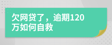 欠网贷了，逾期120万如何自救