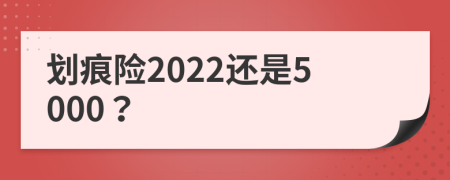 划痕险2022还是5000？