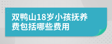 双鸭山18岁小孩抚养费包括哪些费用