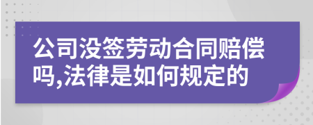 公司没签劳动合同赔偿吗,法律是如何规定的