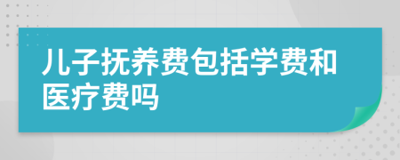 儿子抚养费包括学费和医疗费吗