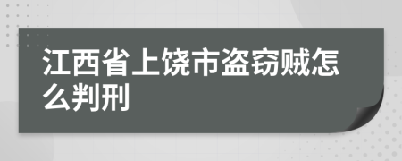 江西省上饶市盗窃贼怎么判刑