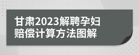 甘肃2023解聘孕妇赔偿计算方法图解