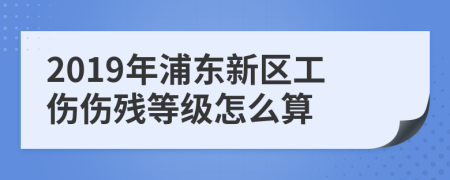 2019年浦东新区工伤伤残等级怎么算