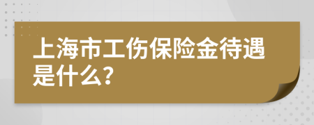 上海市工伤保险金待遇是什么？