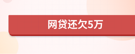 网贷还欠5万
