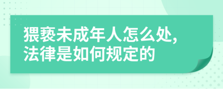 猥亵未成年人怎么处,法律是如何规定的