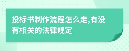 投标书制作流程怎么走,有没有相关的法律规定