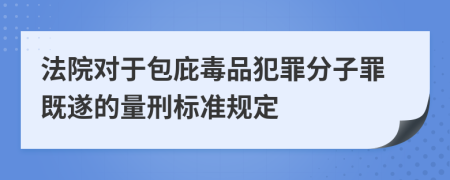 法院对于包庇毒品犯罪分子罪既遂的量刑标准规定