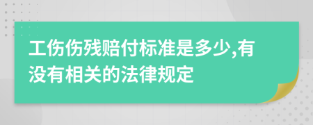 工伤伤残赔付标准是多少,有没有相关的法律规定